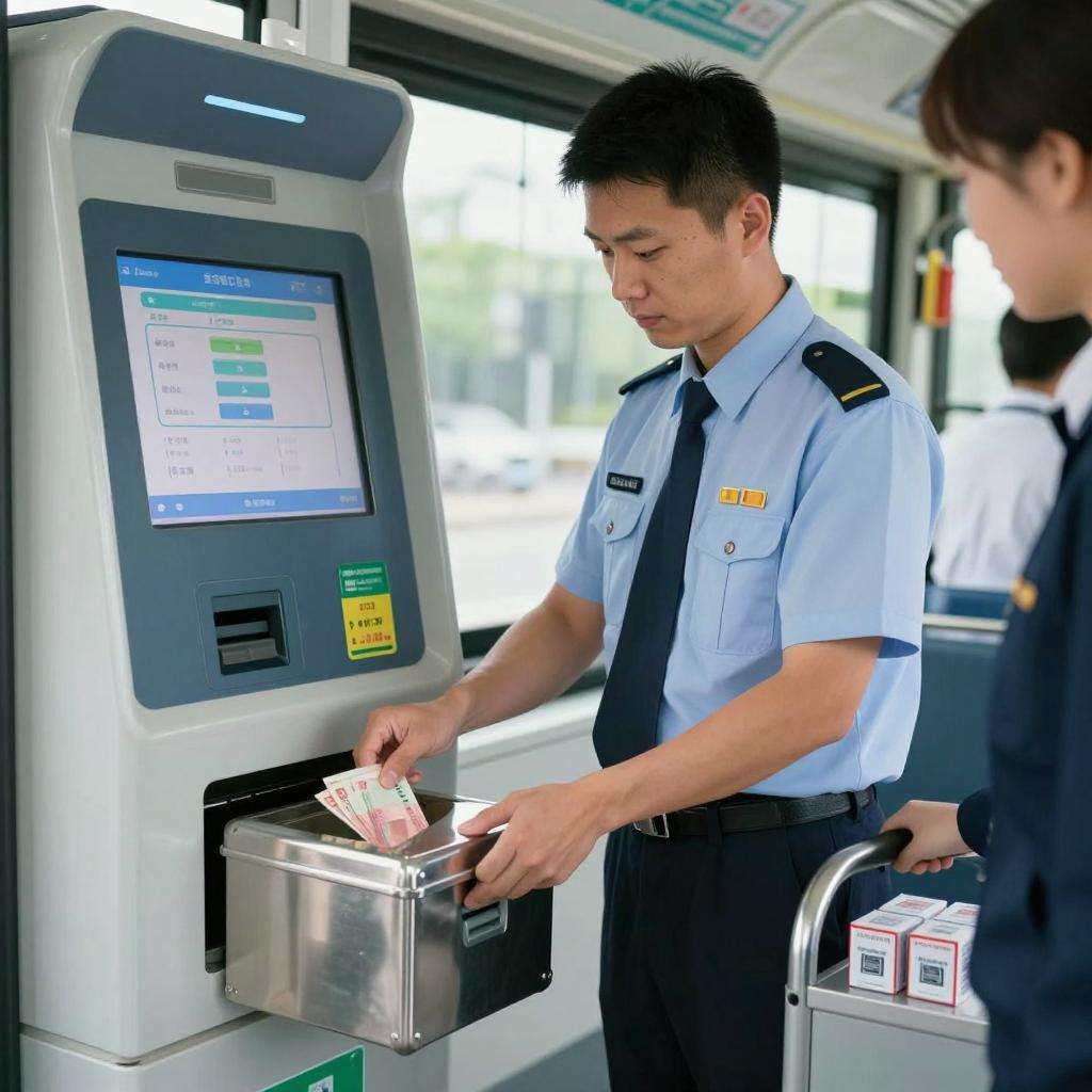 福州公交集团试点投用新型自助收钞工作站第二张图